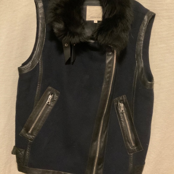 ✨ 💫 Host Pick 🌟  🎊 Rebecca Taylor Motorcycle Vest ❤️ - Picture 3 of 6